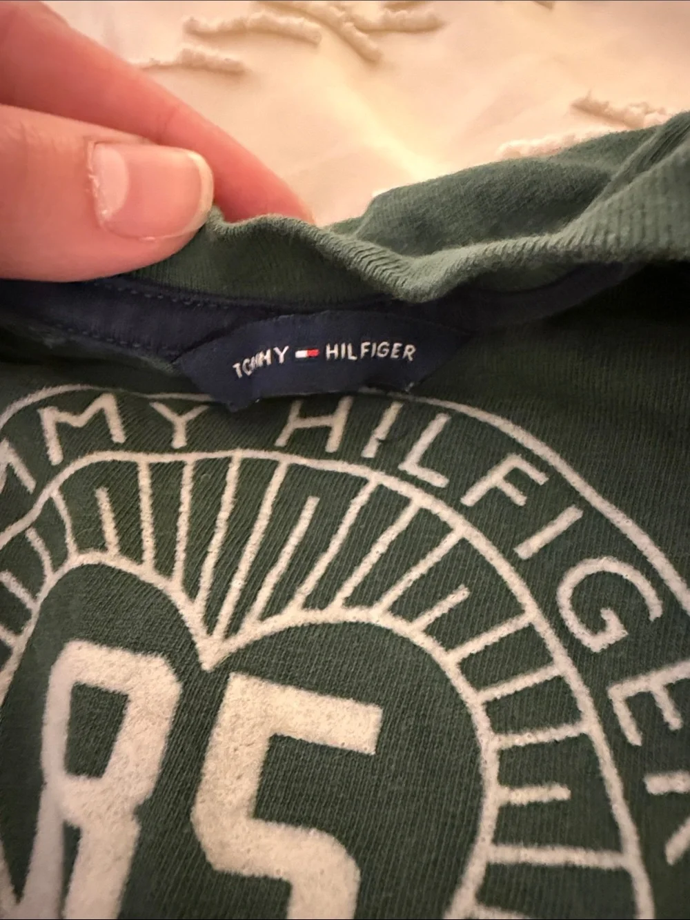 Tommy Hilfiger Dark Green Logo Dress
